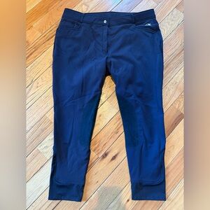Piper by SmartPak Full Seat Breeches 38R Women’s Blue Equestrian Riding Pants